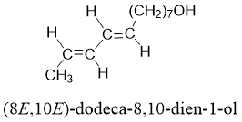 (E,E)-8,10-dodecadien-1-ol structure
