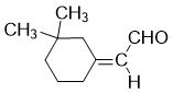 (Z)-(3,3-dimethylcyclohexylidene)acetaldehyde structure