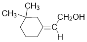 (Z)-2-(3,3-dimethylcyclohexylidene)ethanol structure