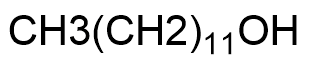 Dodecan-1-ol structure